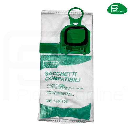 Sacchetti Compatibili per Vorwerk Folletto VK140 VK150 (6 PZ)